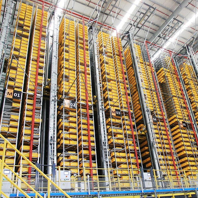 Empilhador ASRS Miniload de coluna única/dupla de tabaco